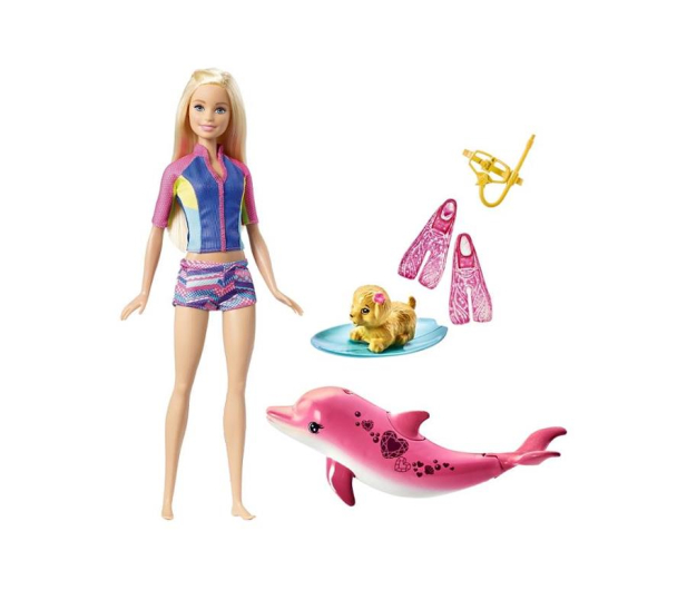 Barbie Nurkowanie z delfinem zestaw - 375682 - zdjęcie