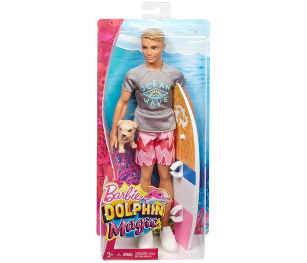Barbie Delfiny z Magicznej Wyspy Ken Surfer - 376914 - zdjęcie 4