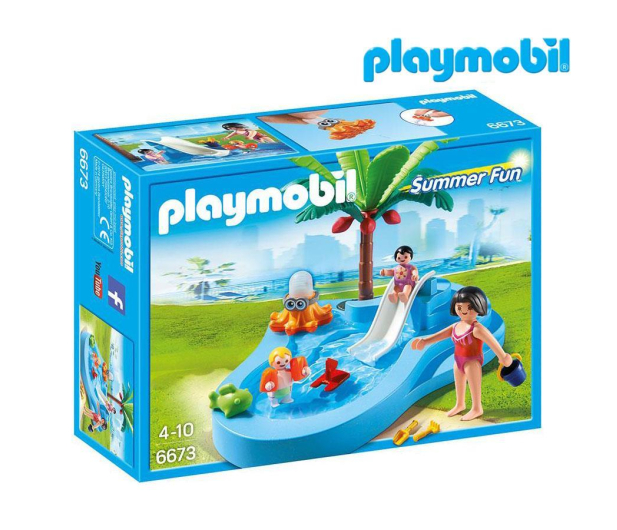 PLAYMOBIL Dziecięcy basenik ze zjeżdżalnią - 301402 - zdjęcie