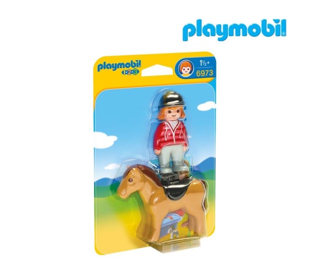 PLAYMOBIL Jeździec z koniem - 345822 - zdjęcie