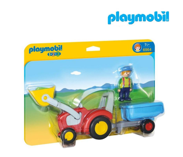 PLAYMOBIL Traktor z przyczepą - 345810 - zdjęcie