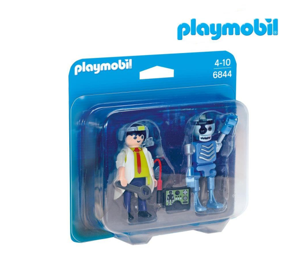 PLAYMOBIL Duo Pack Profesor i robot - 344831 - zdjęcie