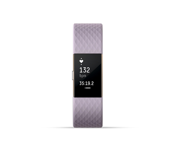 Fitbit Charge 2 HR L Lavender Rose - 378049 - zdjęcie 2