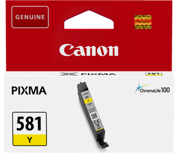 Canon CLI-581Y Yellow 259 str. - 381744 - zdjęcie
