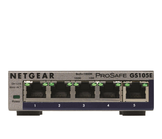 Netgear 5p GS105E (5x100/1000Mbit) - 237955 - zdjęcie