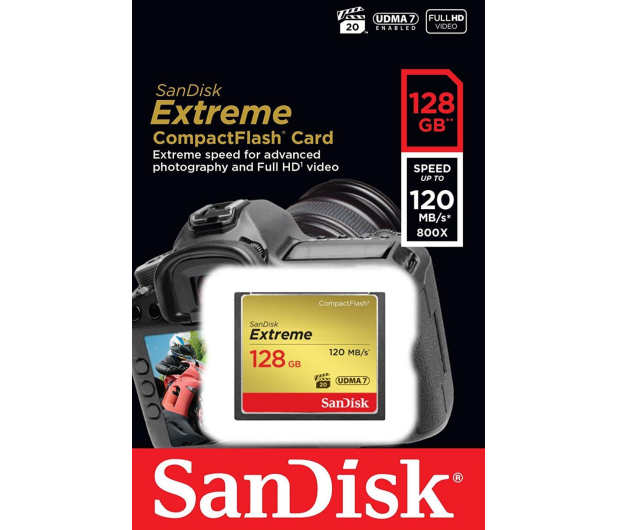 SanDisk 128GB Extreme zapis 85MB/s odczyt 120MB/s - 382168 - zdjęcie 4