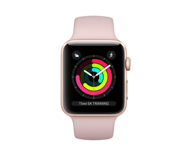 Apple Watch 3 42/Gold Aluminium/PinkSport GPS - 382838 - zdjęcie 2
