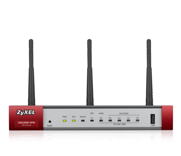 Zyxel USG20W-VPN WiFi (4x100/1000Mbit 1xWAN 1xSFP) - 359167 - zdjęcie