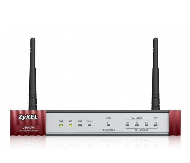 Zyxel USG40W WiFi (3x100/1000Mbit 1xWAN) +licencja 1 rok - 359174 - zdjęcie
