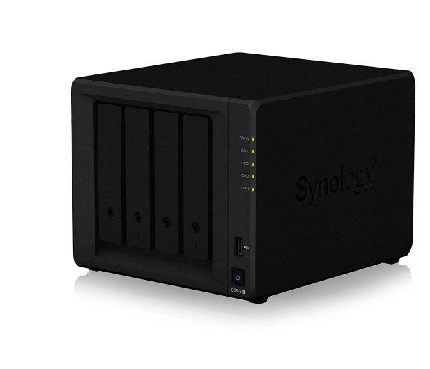 Synology DS918+ (4xHDD, 4x1.5-2,3GHz, 4GB, 2xUSB, 2xLAN) - 384148 - zdjęcie 3