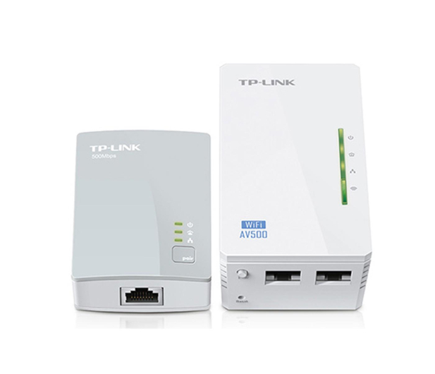 TP-Link TL-WPA4220 KIT PowerLine LAN+WiFi 500Mb/s (2 szt) - 180652 - zdjęcie