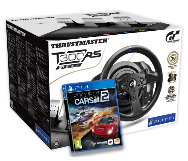 Thrustmaster T300 RS GT EDITION + Project Cars 2 - 379894 - zdjęcie