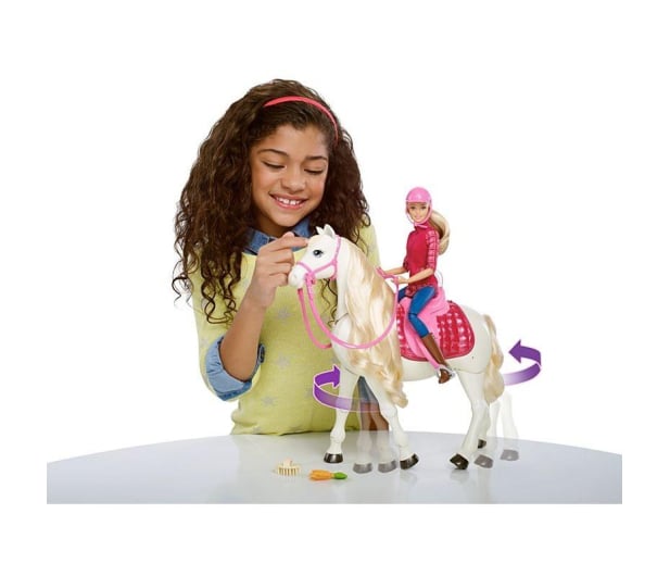 Barbie Interaktywny Koń z Lalką - 384900 - zdjęcie 3