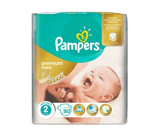 Pampers Premium Care 2 Mini 3-6kg 80szt - 307913 - zdjęcie