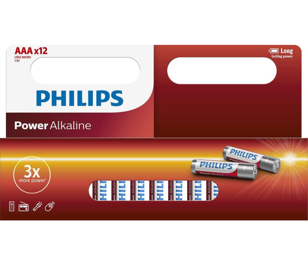Philips Power Alkaline AAA 12szt - 381282 - zdjęcie 1