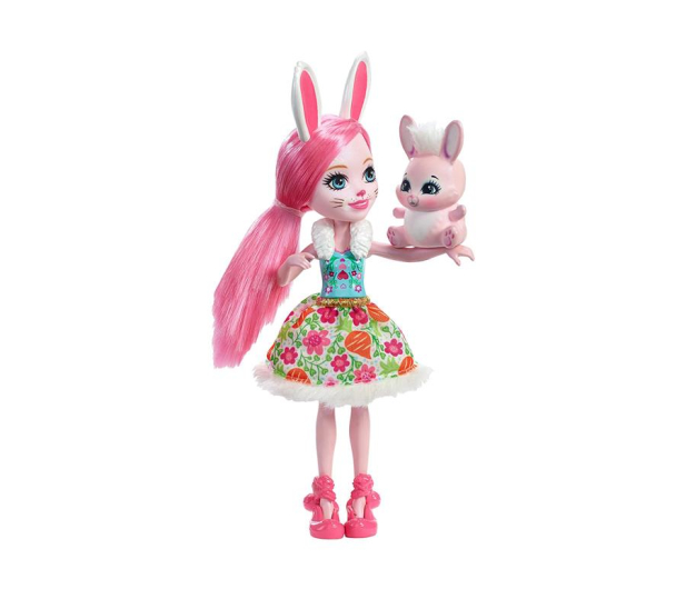Mattel Enchantimals Lalka Zwierzątkiem Bree Bunny - 401784 - zdjęcie