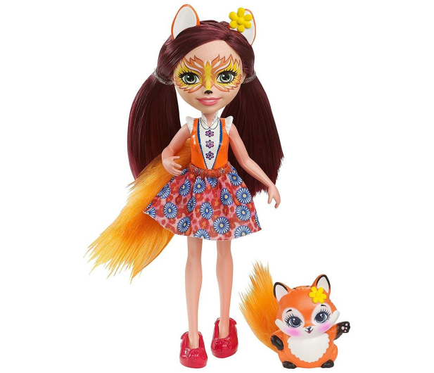 Mattel Enchantimals Lalka Zwierzątkiem Felicity Fox - 401782 - zdjęcie 2