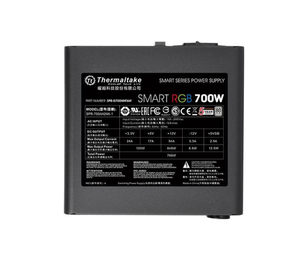 Thermaltake Smart RGB 700W 80 Plus - 402368 - zdjęcie 3