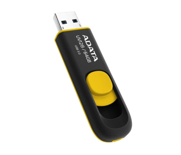 ADATA 32GB DashDrive UV128 czarno-żółty (USB 3.1) - 403508 - zdjęcie 2