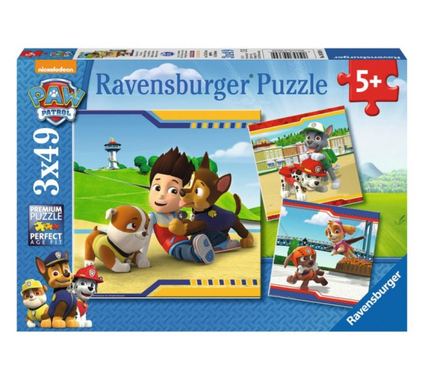 Ravensburger Psi Patrol - Najlepsi Przyjaciele Puzzle 3x49 el. - 403769 - zdjęcie