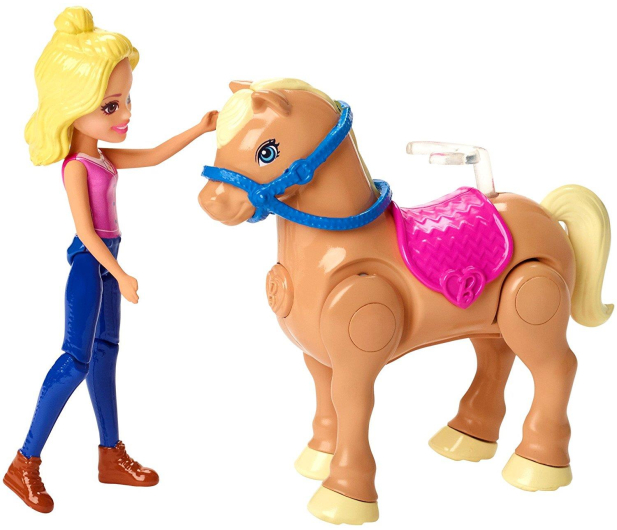 Barbie On The Go Zestaw Wyścig Kucyków z lalką - 404578 - zdjęcie 4