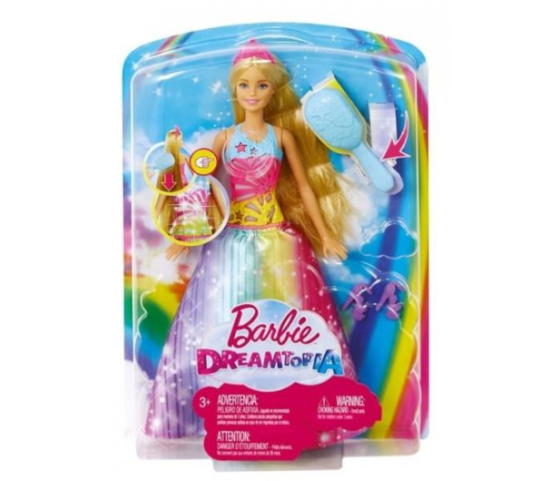 Barbie Magiczne Włosy Księżniczki Światła Dźwięki - 404662 - zdjęcie 4