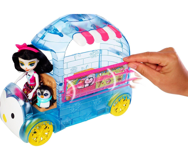 Mattel Enchantimals Mobilna Budka z lodami z lalką - 404627 - zdjęcie 5