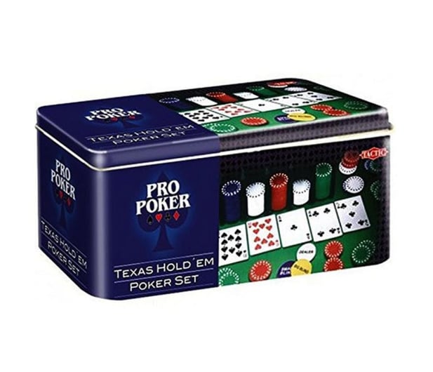Tactic Pro Poker Texas Hold'em set puszka - 404796 - zdjęcie