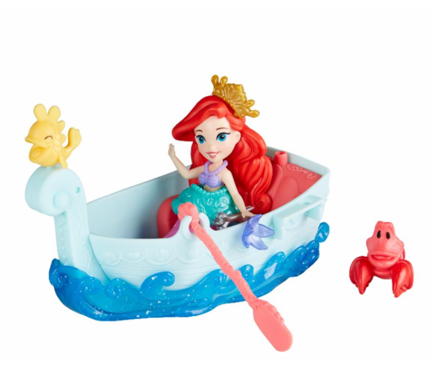 Hasbro Disney Princess Mini Arielka na łódce - 400611 - zdjęcie