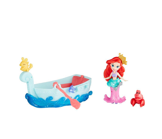 Hasbro Disney Princess Mini Arielka na łódce - 400611 - zdjęcie 4