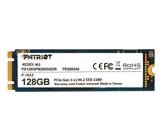 Patriot 128GB M.2 PCIe NVMe Scorch - 401835 - zdjęcie