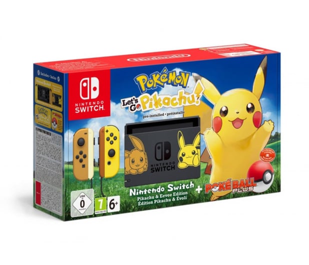Nintendo Nintendo Switch+Pokémon:Let's Go Pikachu+Poké Ball - 452466 - zdjęcie