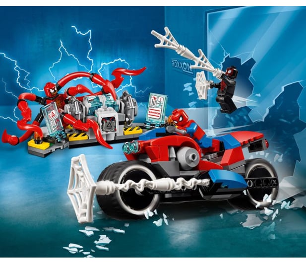 LEGO Marvel Spider-Man Pościg motocyklowy Spider-Mana - 457911 - zdjęcie 3