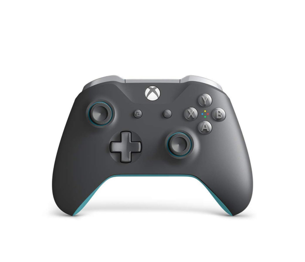 Microsoft Xbox One S Wireless Controller - Grey/Blue - 457964 - zdjęcie