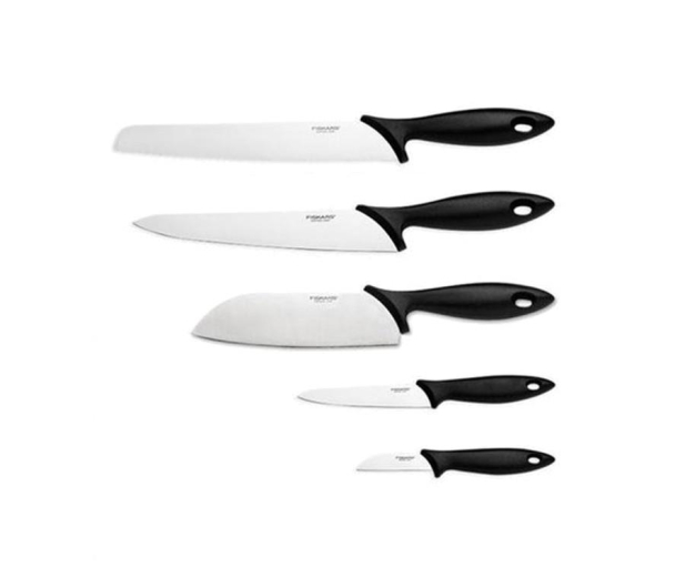 Fiskars Zestaw 5 noży w bloku Kitchen Smart 1004931 - 459108 - zdjęcie 2
