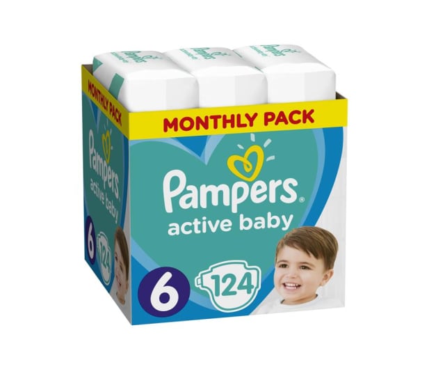 Pampers Active Baby MTH Extra Large 6 13-18kg 124szt - 459795 - zdjęcie 2