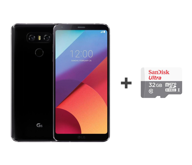 LG G6 czarny + 32GB - 453995 - zdjęcie