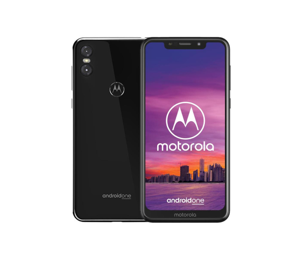 Motorola One 4/64GB Dual SIM czarny + etui - 448945 - zdjęcie