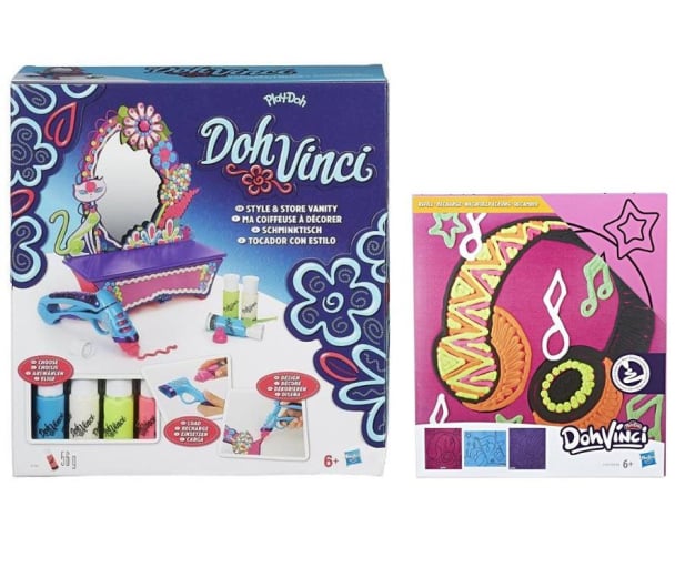 Play-Doh Doh Vinci Toaletka + Tablice artystyczne - 461972 - zdjęcie