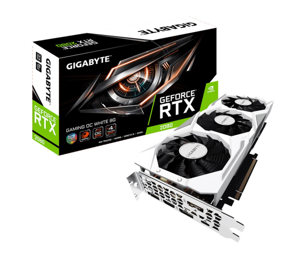 Gigabyte GeForce RTX 2080 Gaming OC White 8GB GDDR6 - 463331 - zdjęcie