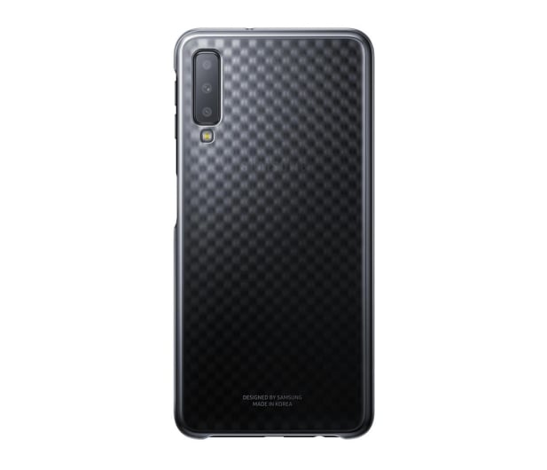 Samsung Gradation cover do Galaxy A7 2018 czarne - 463061 - zdjęcie