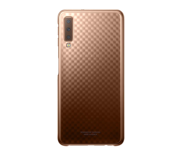 Samsung Gradation cover do Galaxy A7 złote - 463059 - zdjęcie
