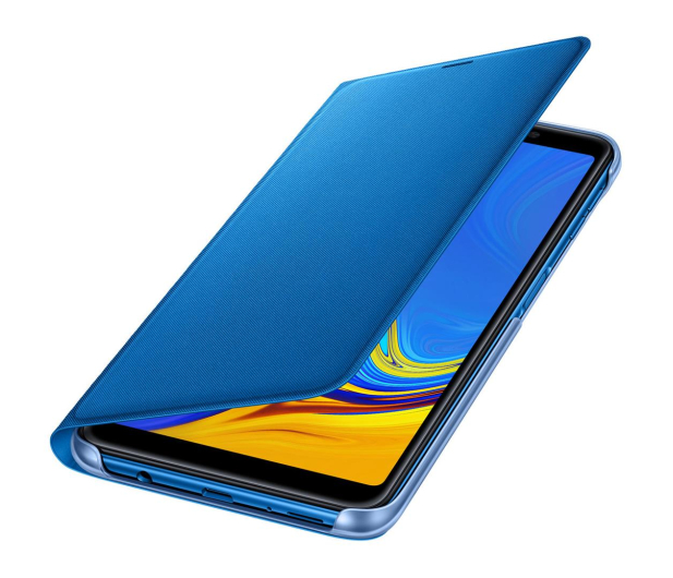 Samsung Wallet Cover do Samsung Galaxy A7 niebieskie - 463066 - zdjęcie