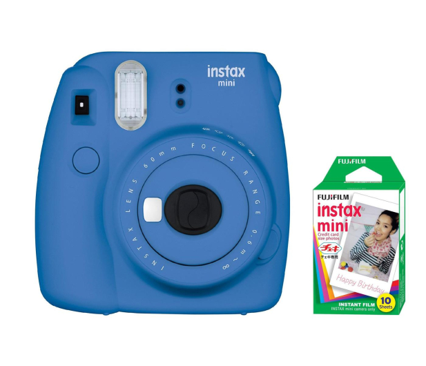 Fujifilm Instax Mini 9 ciemno-niebieski + wkład 10 zdjęć  - 393605 - zdjęcie