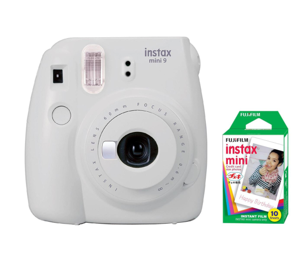 Fujifilm Instax Mini 9 biały + wkład 10 zdjęć  - 393610 - zdjęcie