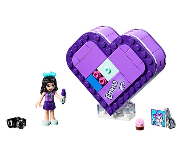 LEGO Friends Pudełko w kształcie serca Emmy - 465057 - zdjęcie 2