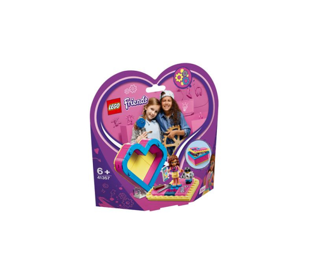 LEGO Friends Pudełko w kształcie serca Olivii - 465060 - zdjęcie
