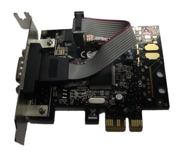 Unitek PCI Express Kontroler 1x RS-232 Low Profile - 459921 - zdjęcie