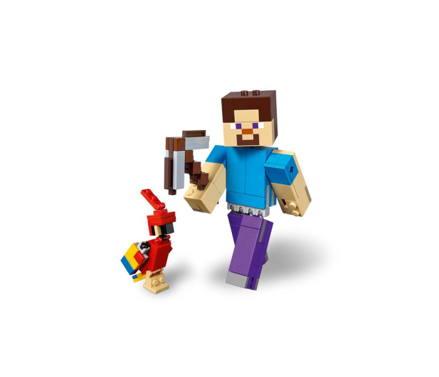 LEGO Minecraft BigFig Steve z papugą - 467541 - zdjęcie 3