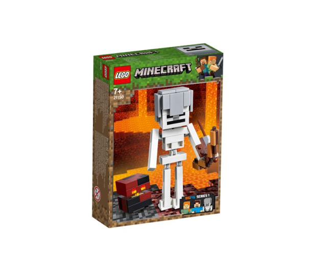 LEGO Minecraft BigFig szkielet z kostką magmy - 467544 - zdjęcie